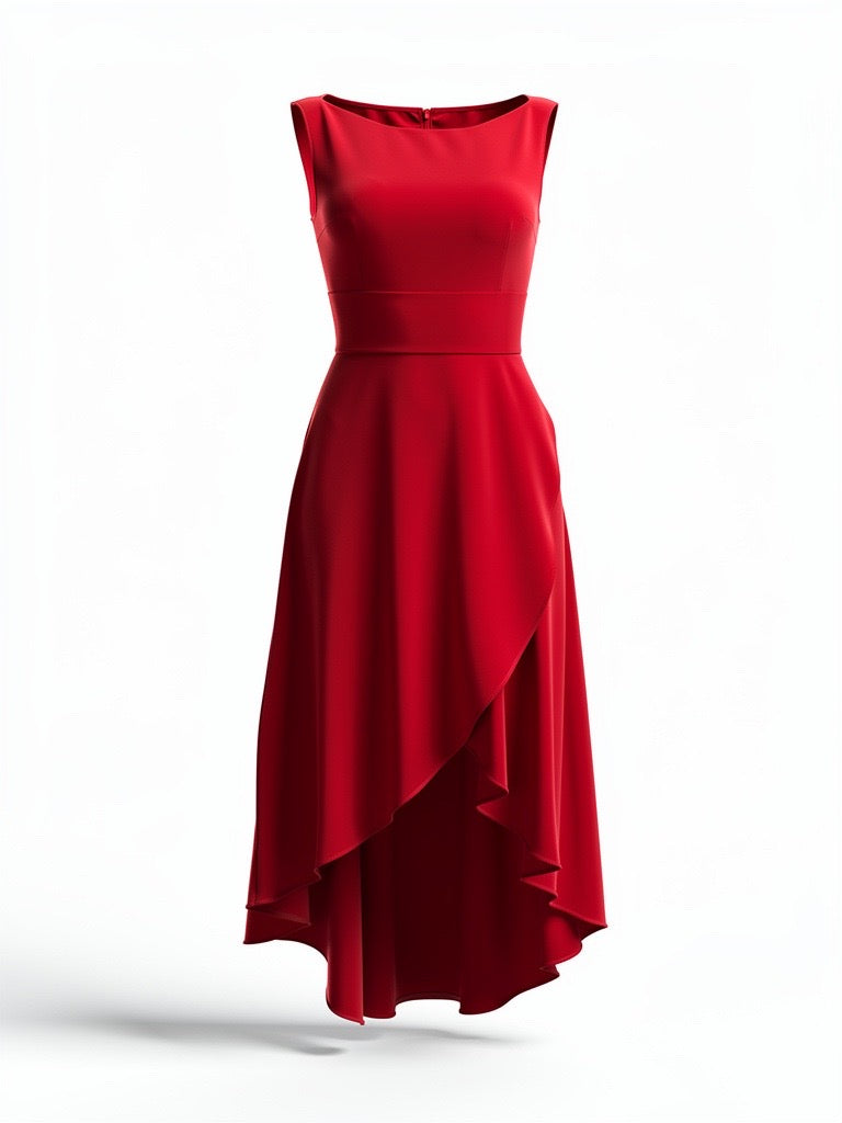 vestido asimétrico cecilia