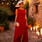 vestido asimétrico cecilia