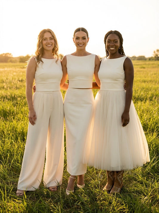 Top Cecilia con escote bandeja