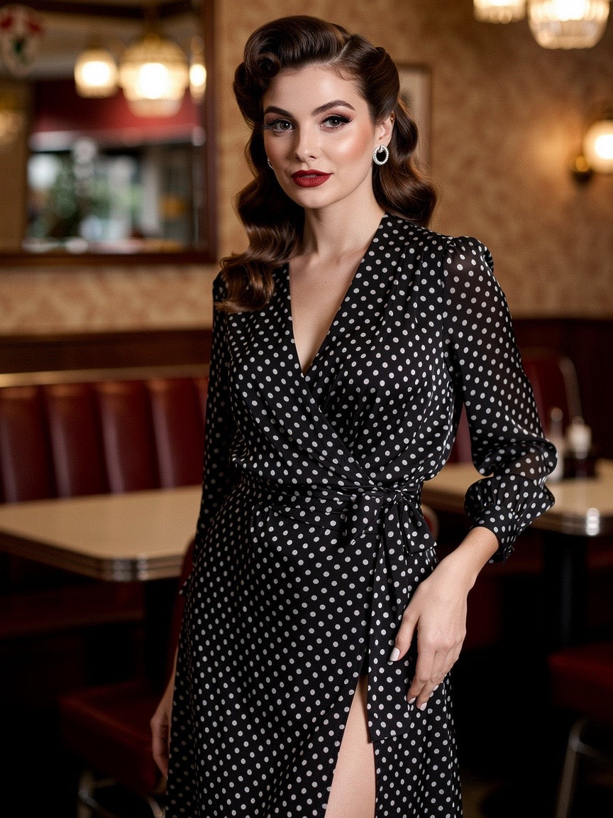 vestido cruzado